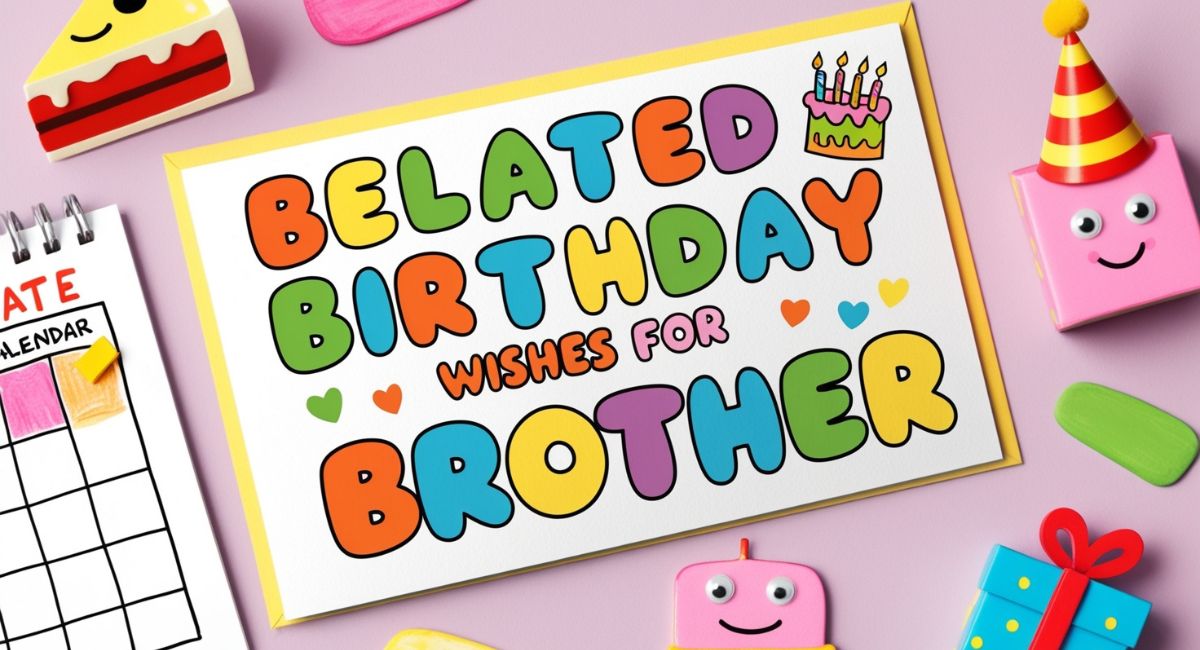 Belated Birthday Wishes for Brother