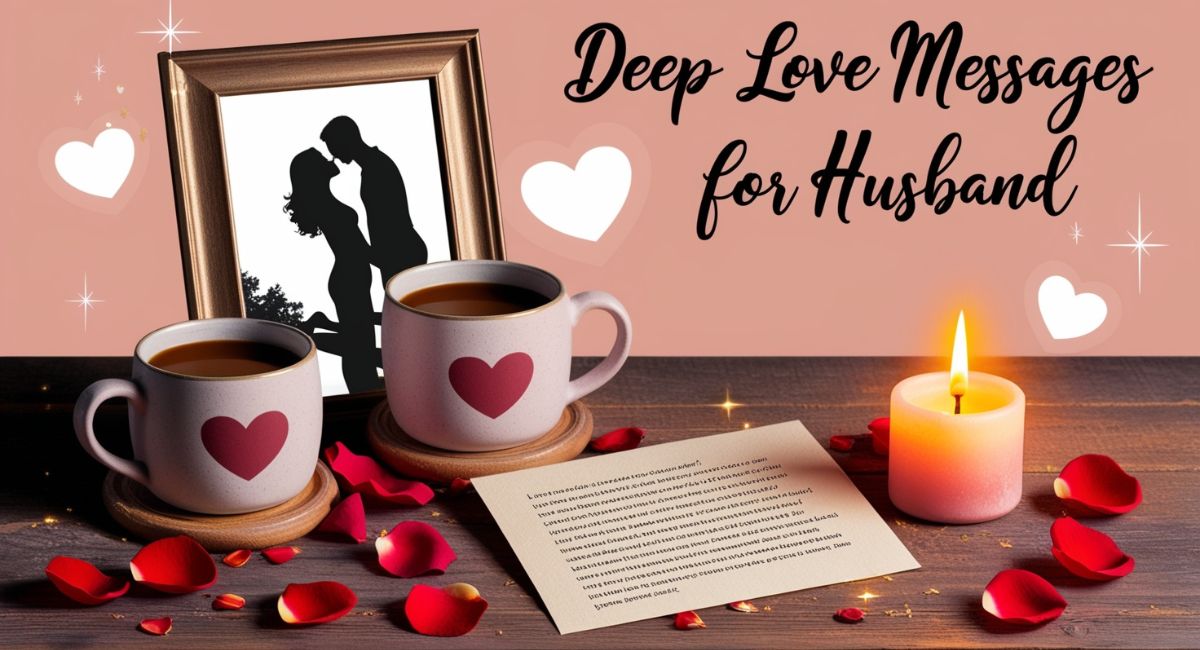 Deep "I Love You" Messages with Meaning for Your Husband