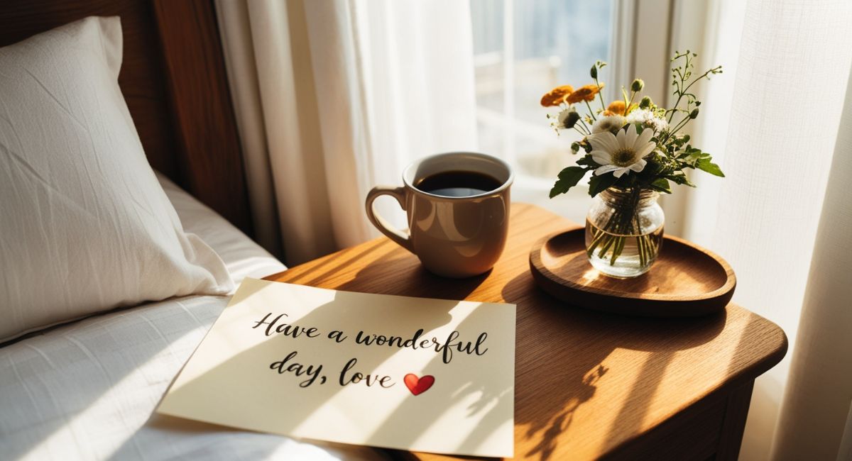Good Morning Have a Wonderful Day, My Love