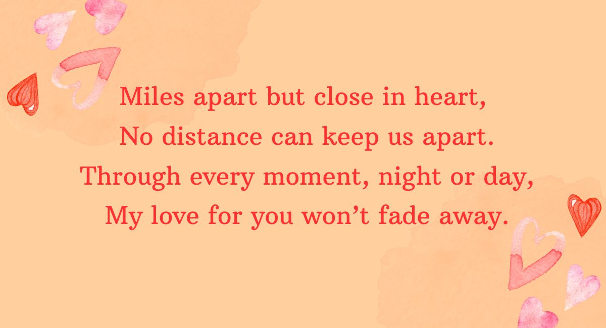 Long-Distance Love Messages