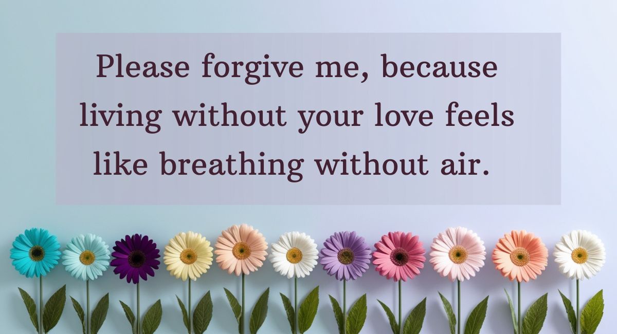 Apology Messages for Her to Make Her Cry