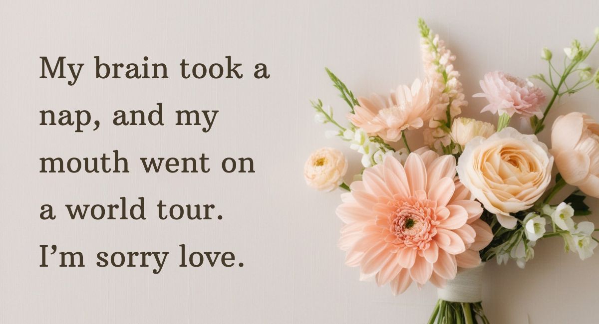 Cute & Funny Apology Messages for Her