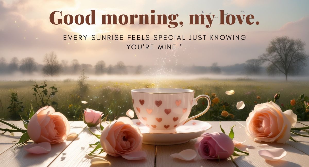 Good morning message to make him fall in love