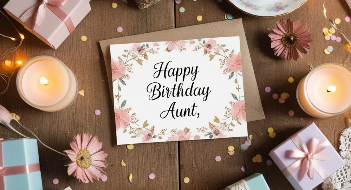 Heart Touching Birthday Wishes for Aunt