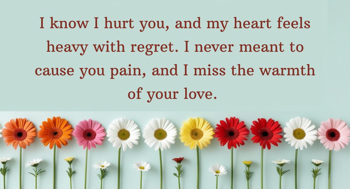 Long Apology Messages for Her