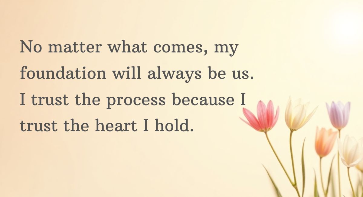 Messages of Trust to Reassure Your Commitment