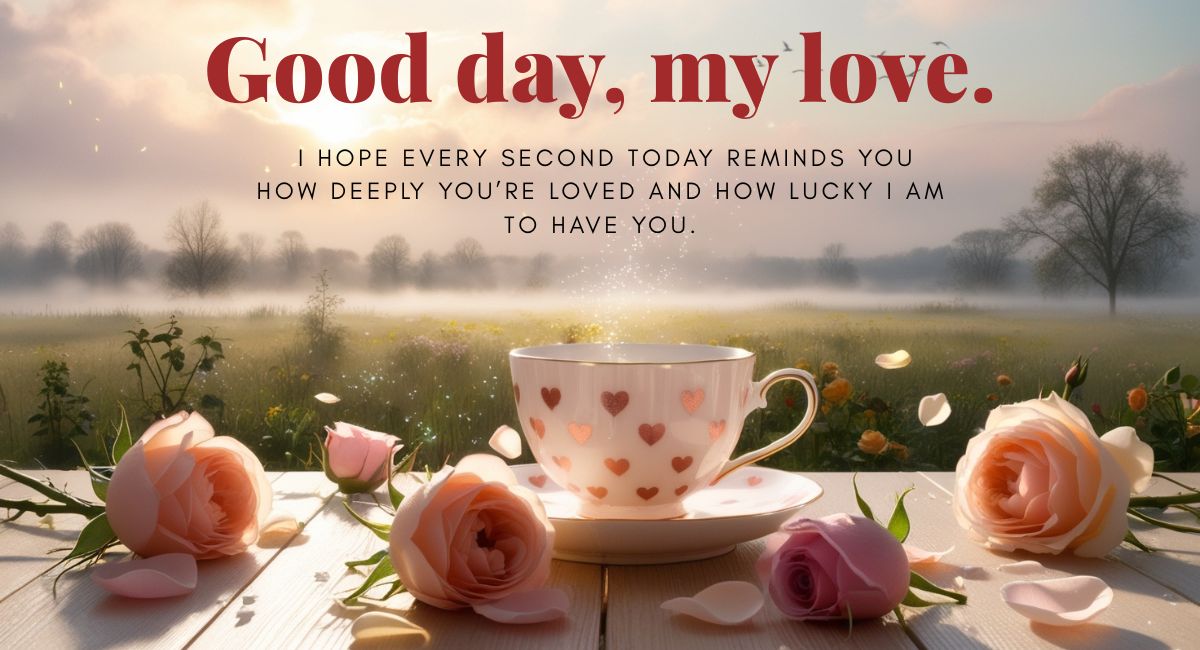 Romantic Good Day Messages for Him
