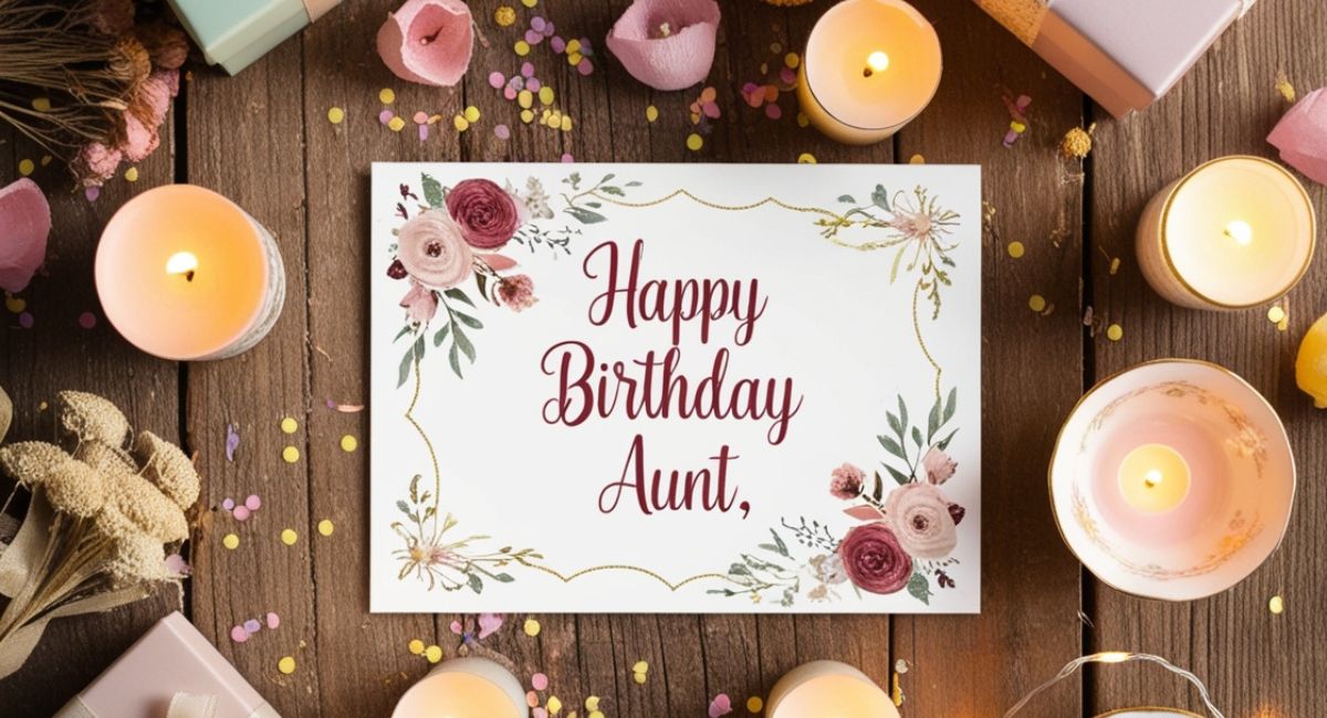 Short Birthday Messages for Aunt