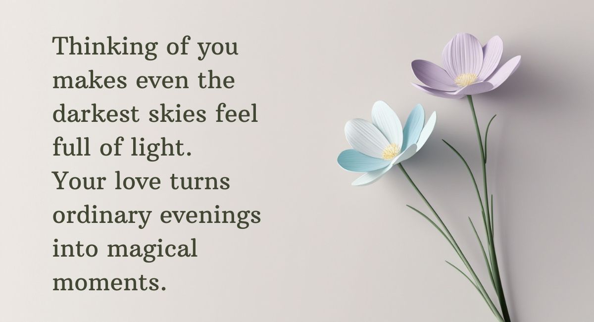 Sweet Good Evening Message for Her to Smile