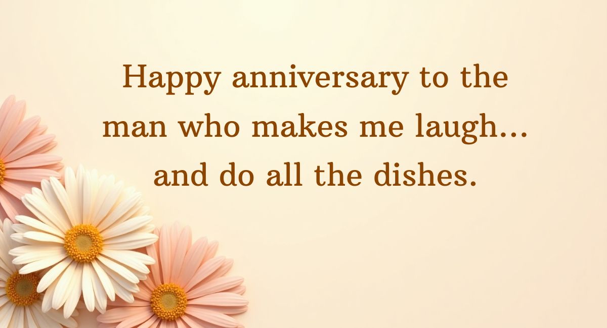Funny Engagement Anniversary Wishes to Husband
