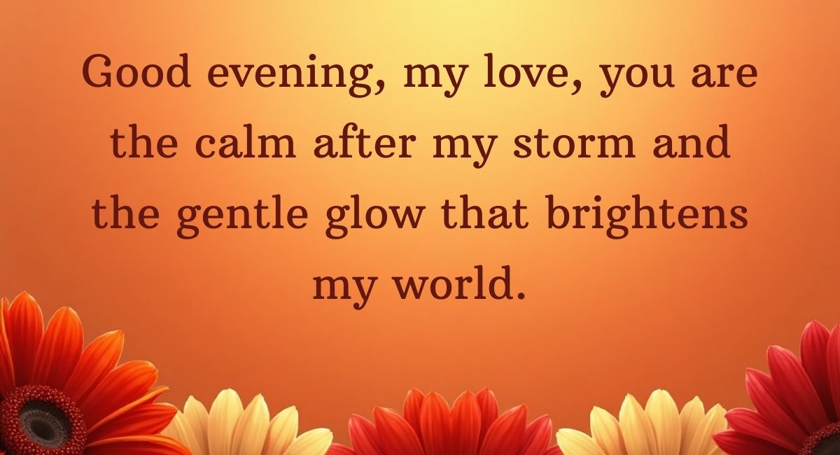 Inspirational Good Evening Messages for Wife