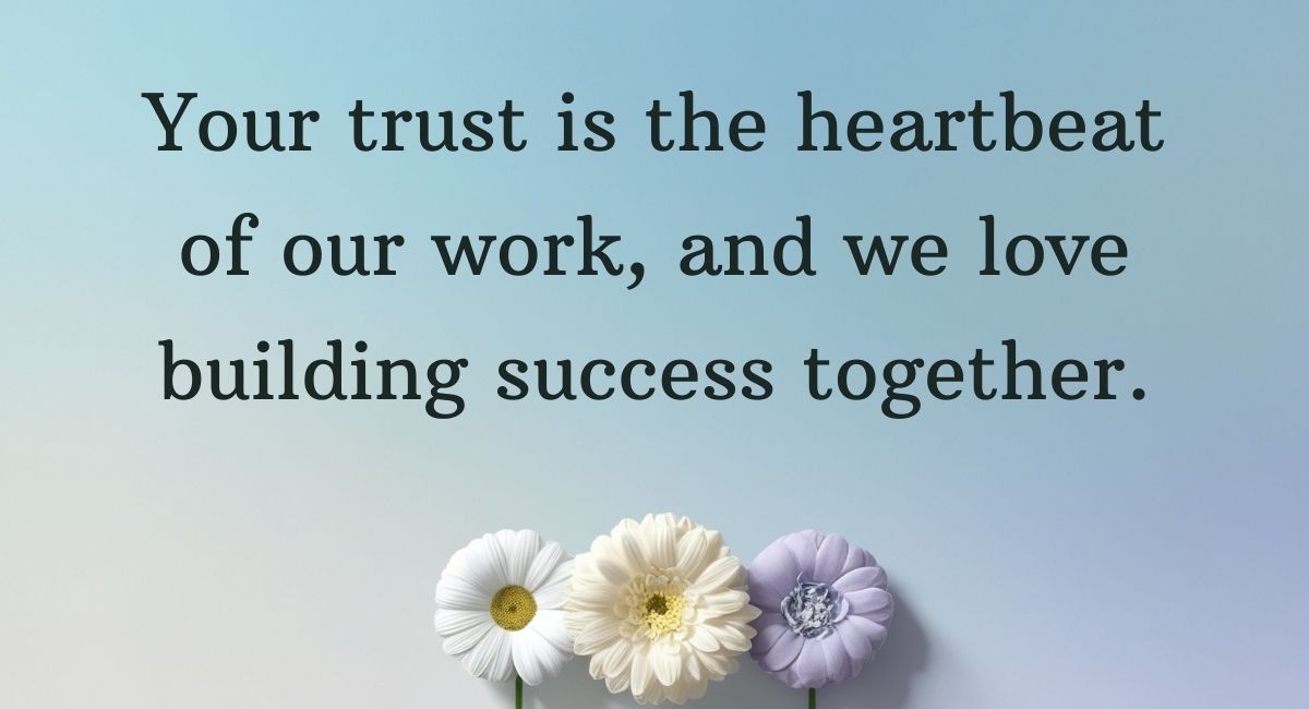Love and Trust Messages for Clients