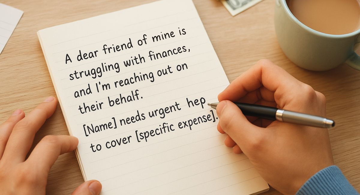 Sample Messages Asking for Financial Help