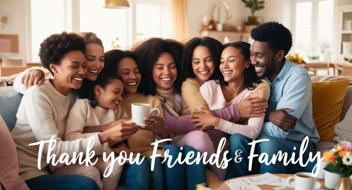 Thank You Messages for Friends and Family
