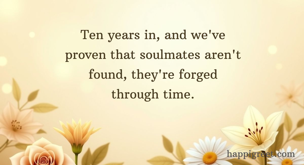 10 Year Anniversary Quotes