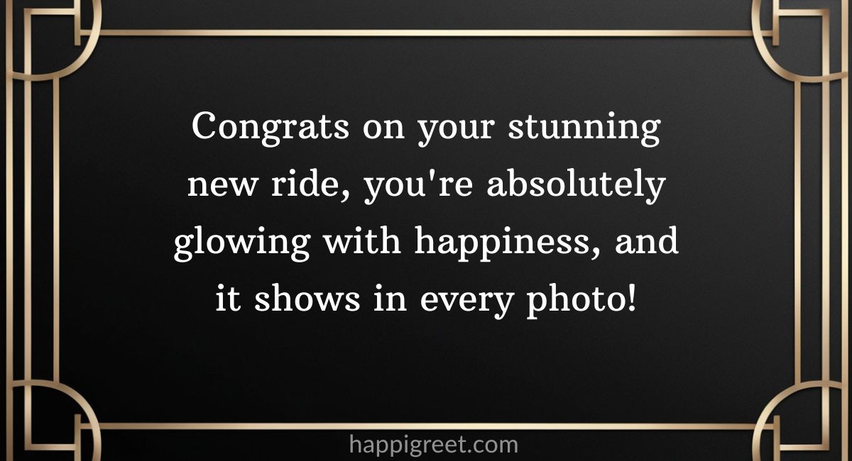 Congrats on Your New Ride: Perfect Messages for Social Media