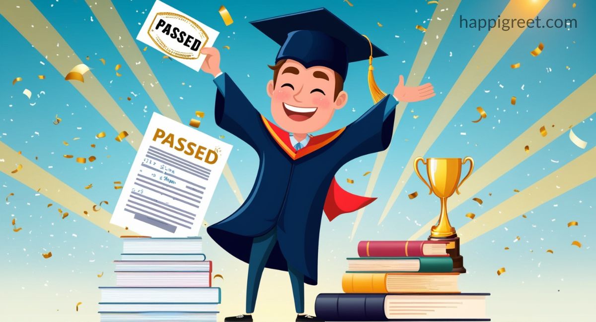 Congratulations on Passing Your Exam to Inspire Success