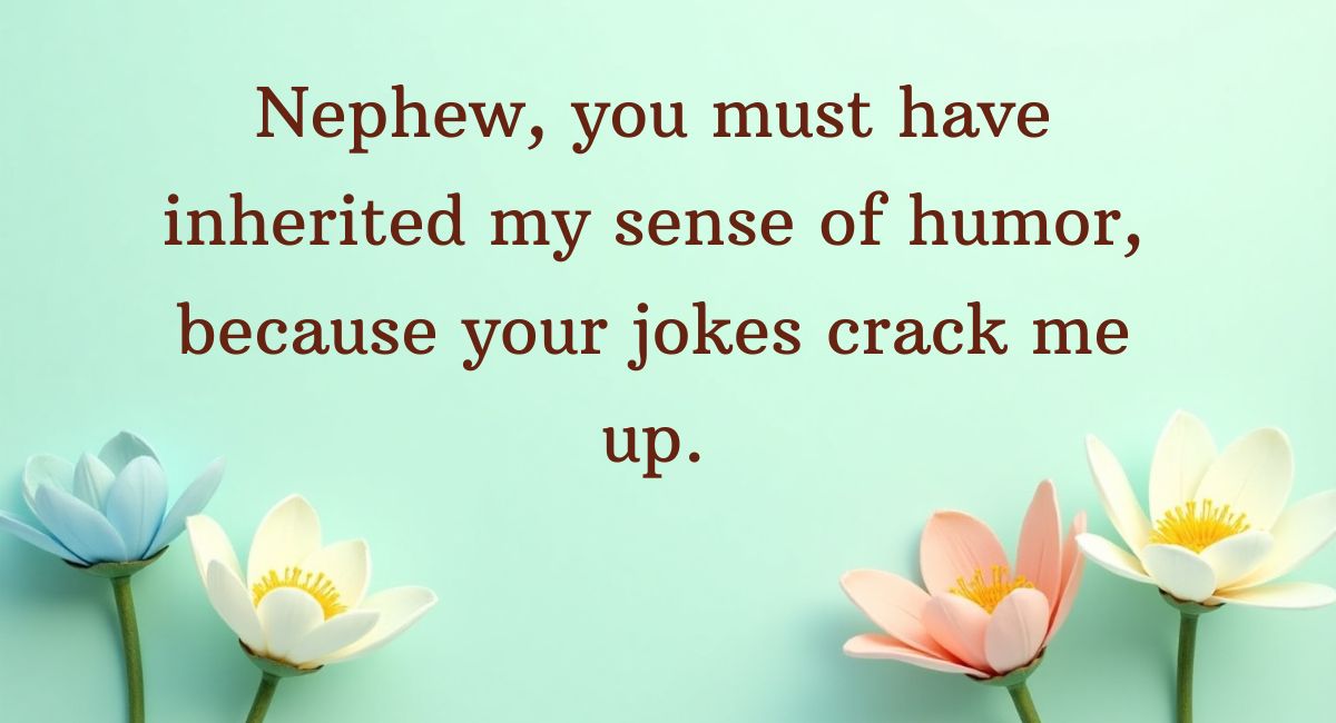 Funny Nephew Quotes from Aunt