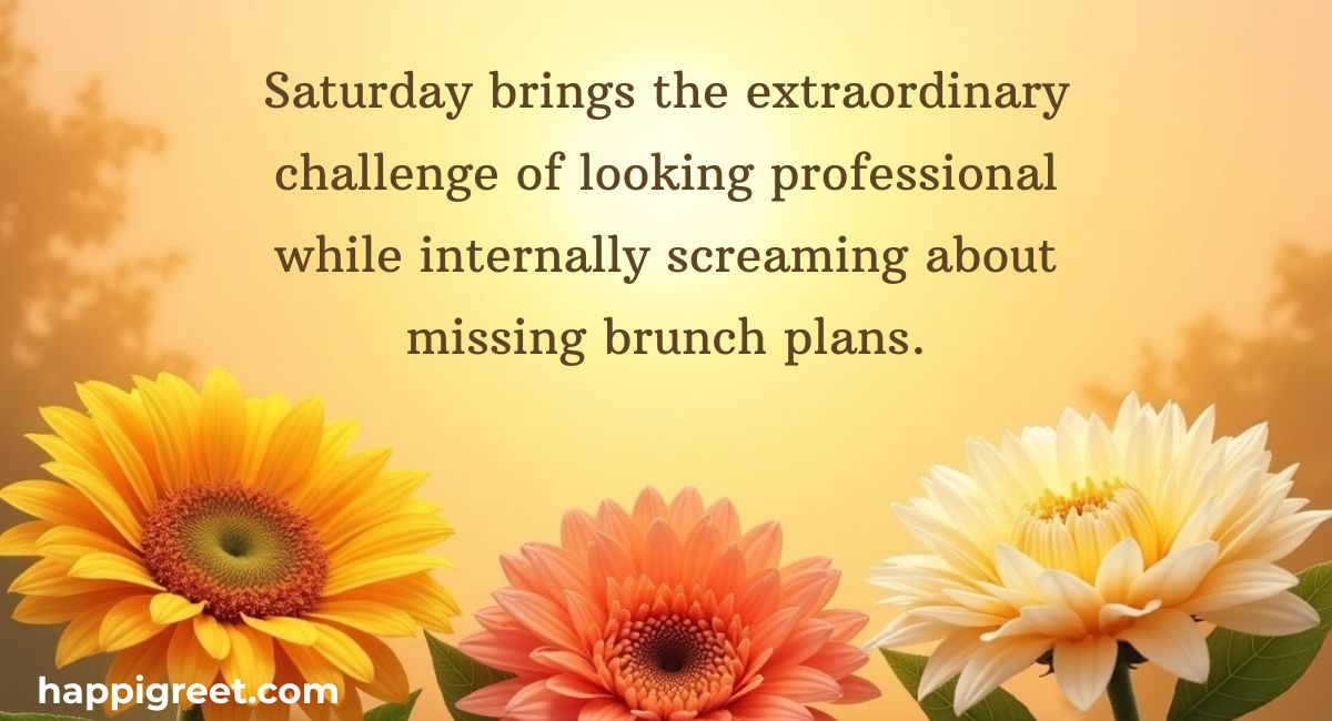 Funny Saturday Quotes for Work