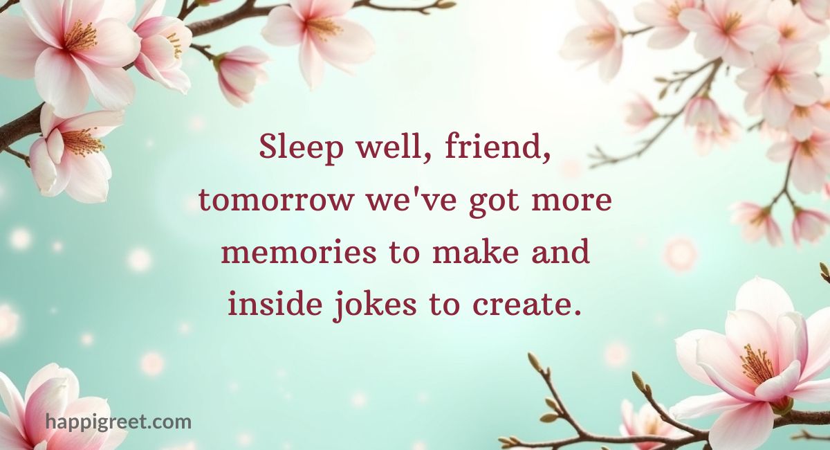 Good Night Quotes For Friends