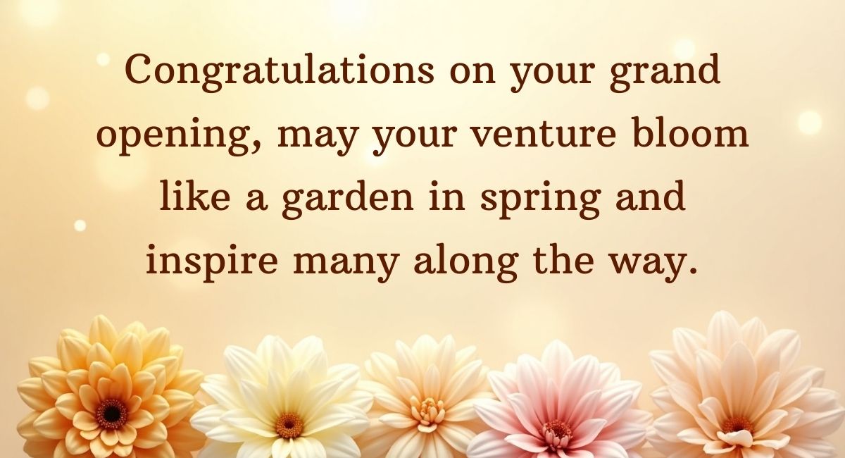 Grand Opening Quotes for New Business