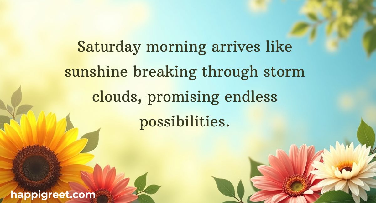 Happy Saturday Quotes