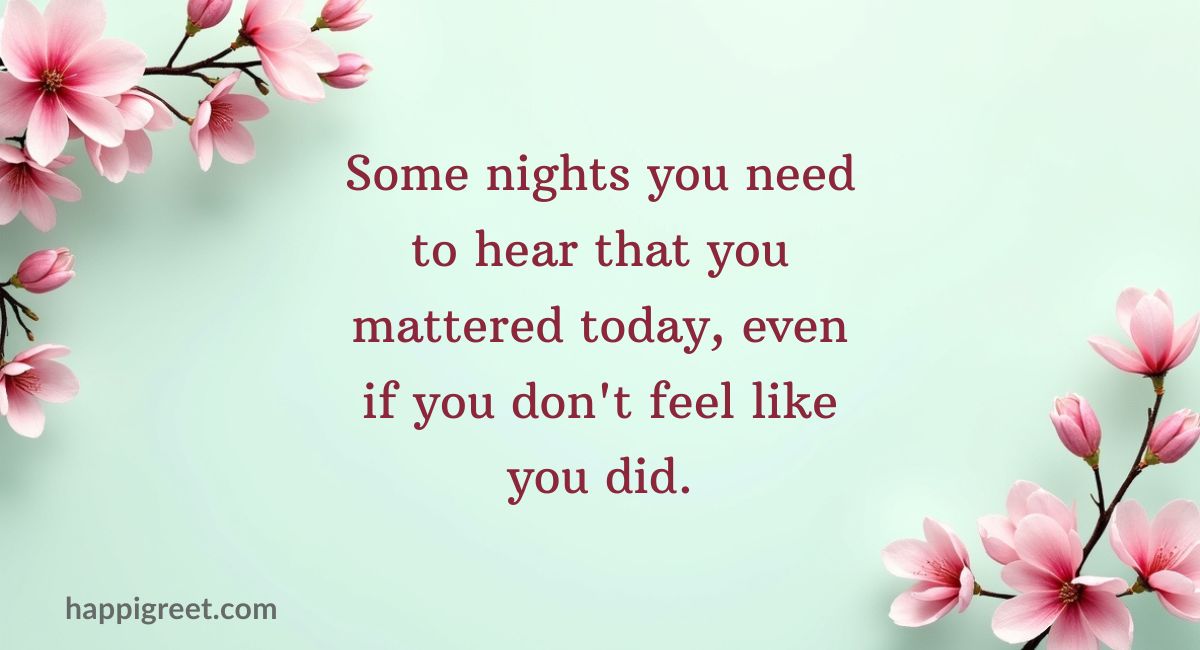Heart Touching Good Night Quotes