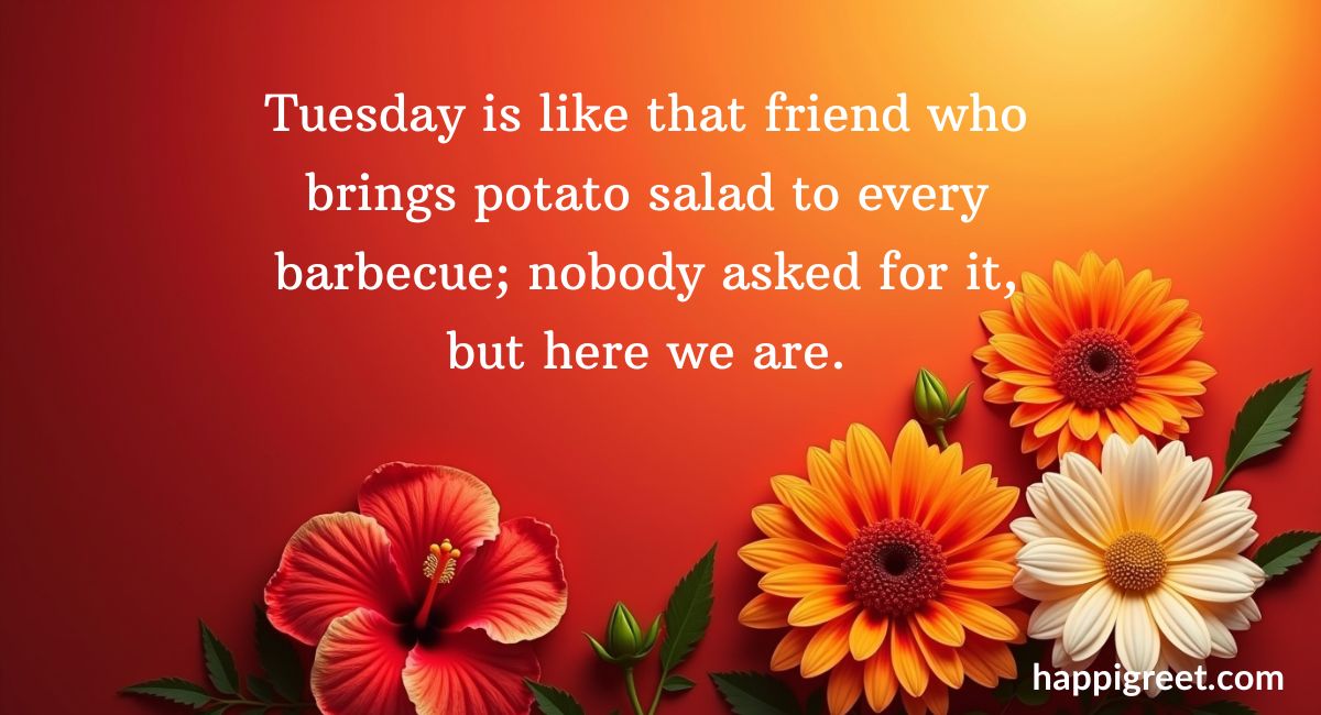 Hilarious Tuesday Quotes