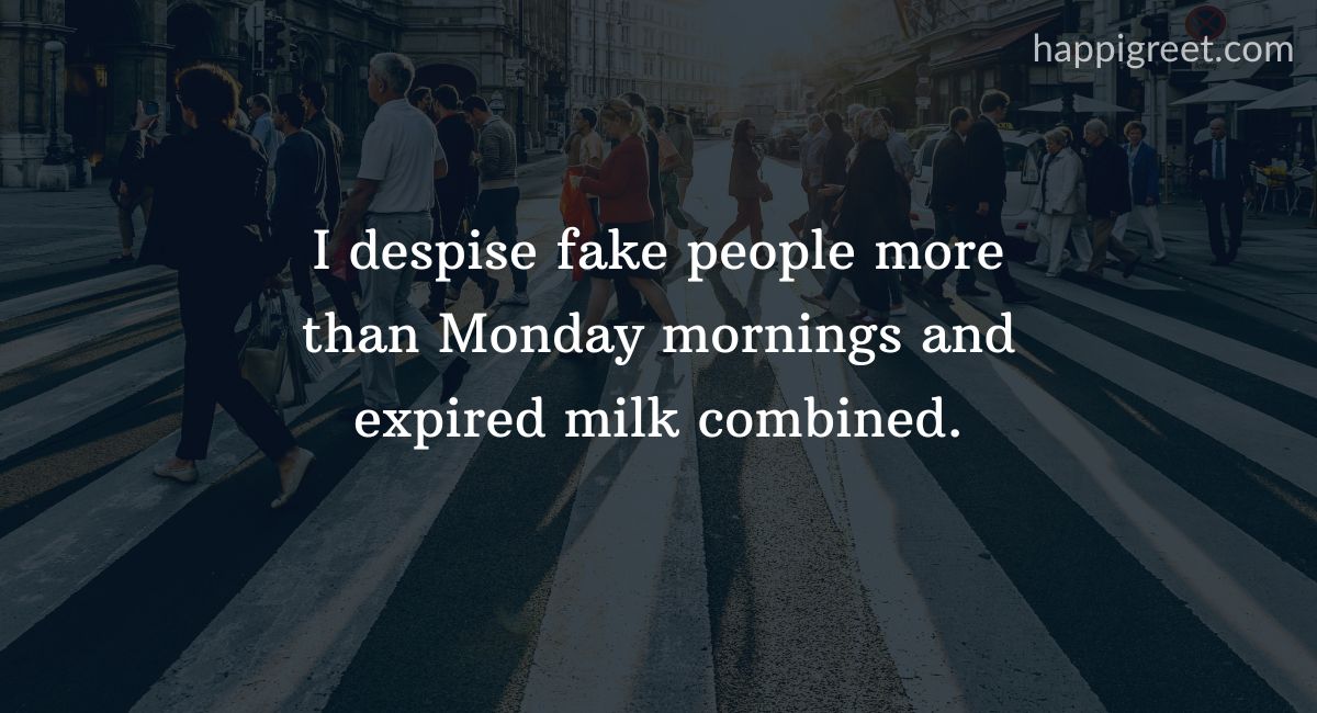 I Hate Fake People Quotes