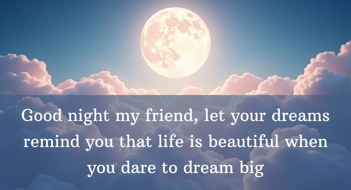 Inspirational Good Night Messages for Best Friend