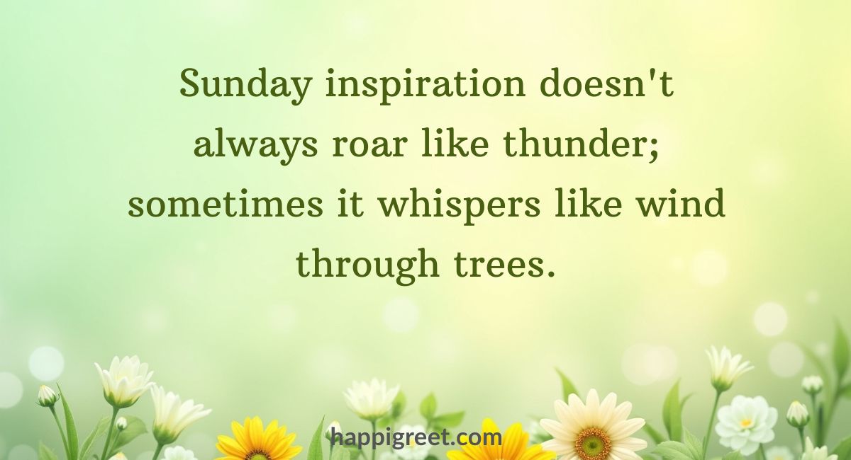 Inspiring Quotes for Sunday