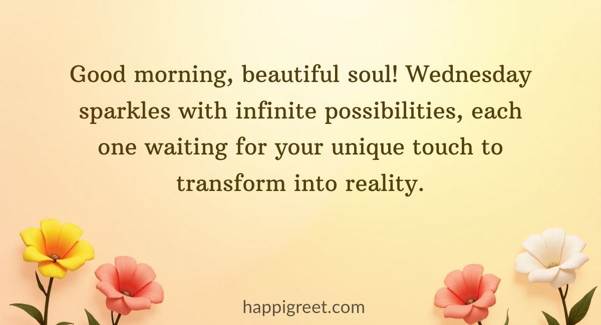 Good Morning and Happy Wednesday Messages for Family Members