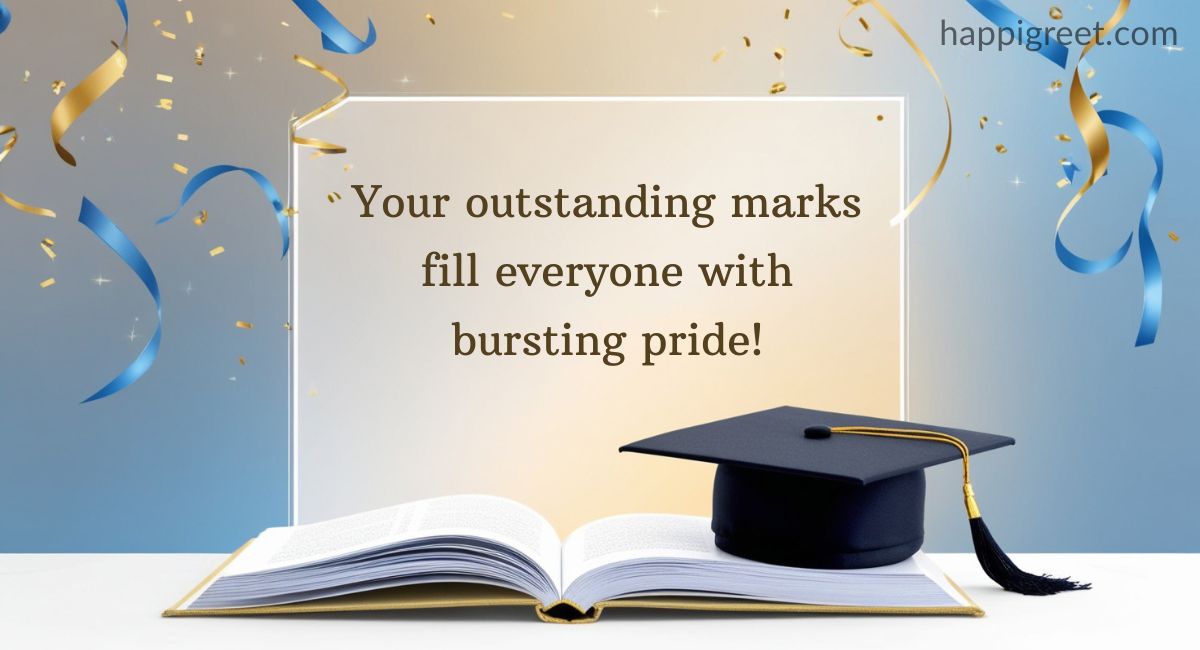 Proud Congratulations Messages for Passing Exams with Good Marks