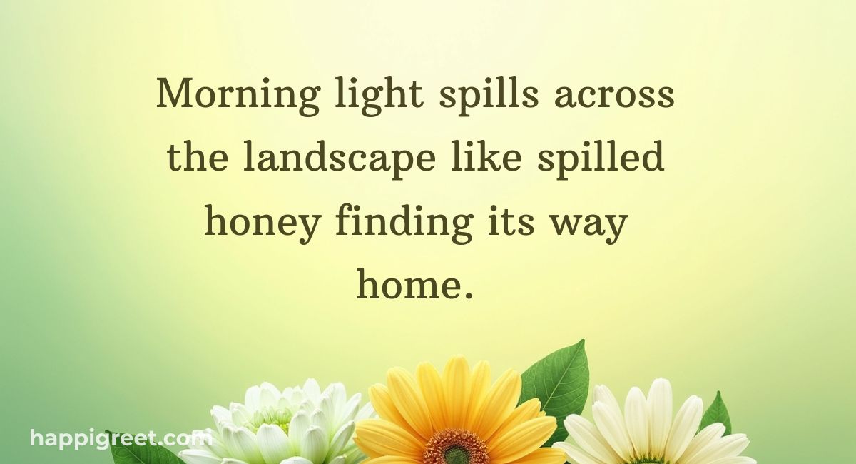 Quotes on Morning Sunrise