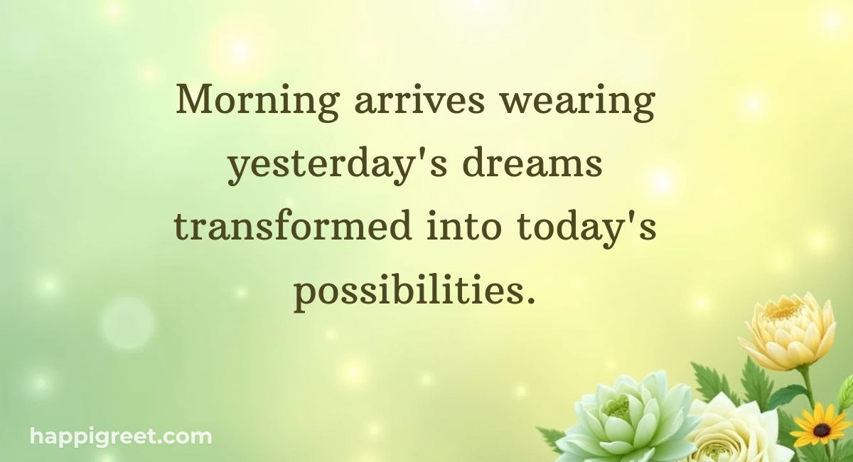 Quotes on Morning Sunrise