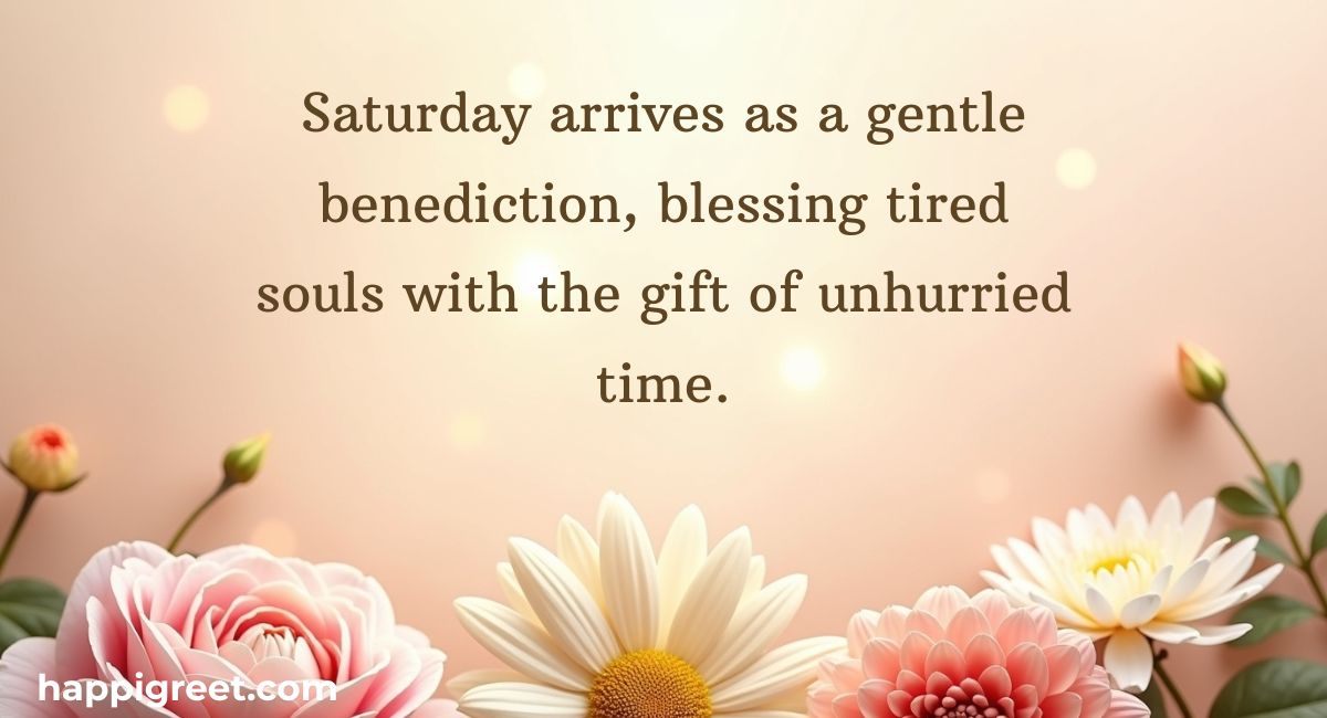 Saturday Blessings Quotes
