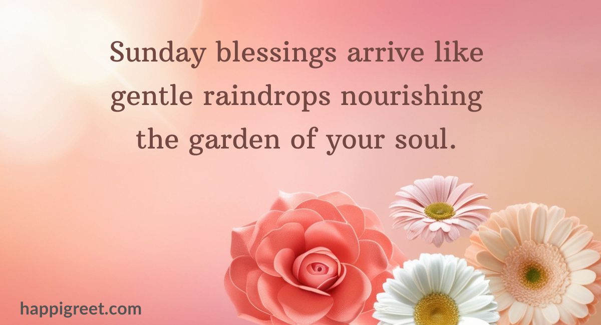 Sunday Blessings Quotes