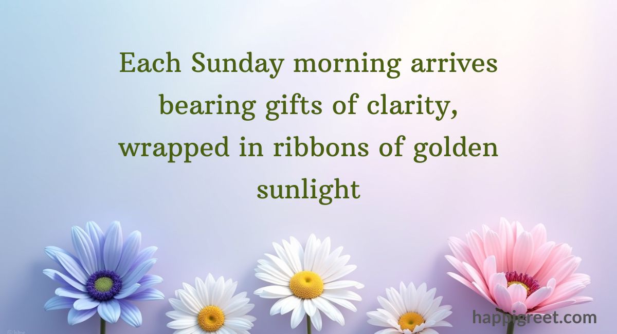 Sunday Morning Quotes