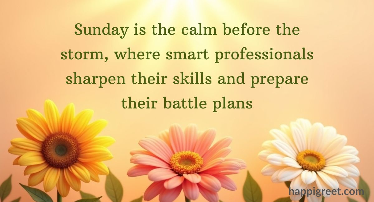 Sunday Quotes for Work