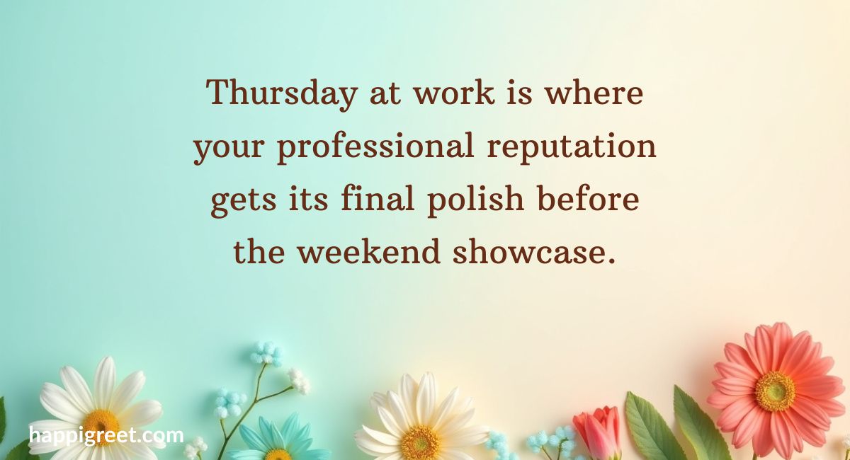 Thursday Quotes For Work