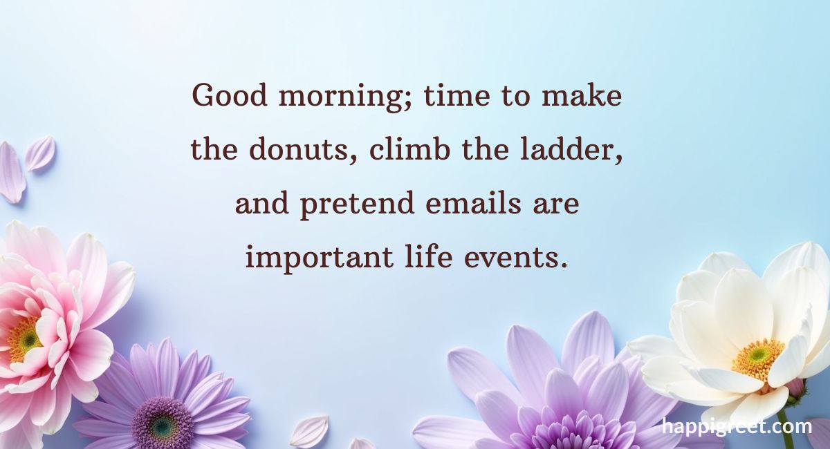 Good Morning Quotes for Work