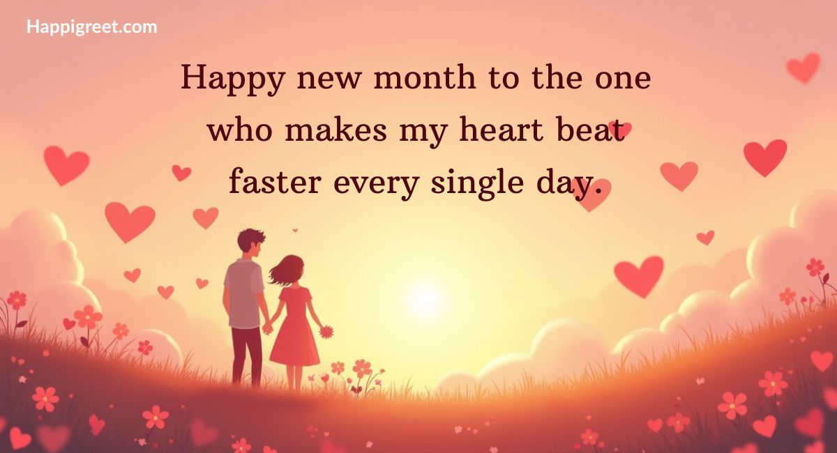 Happy New Month Wishes To My Love