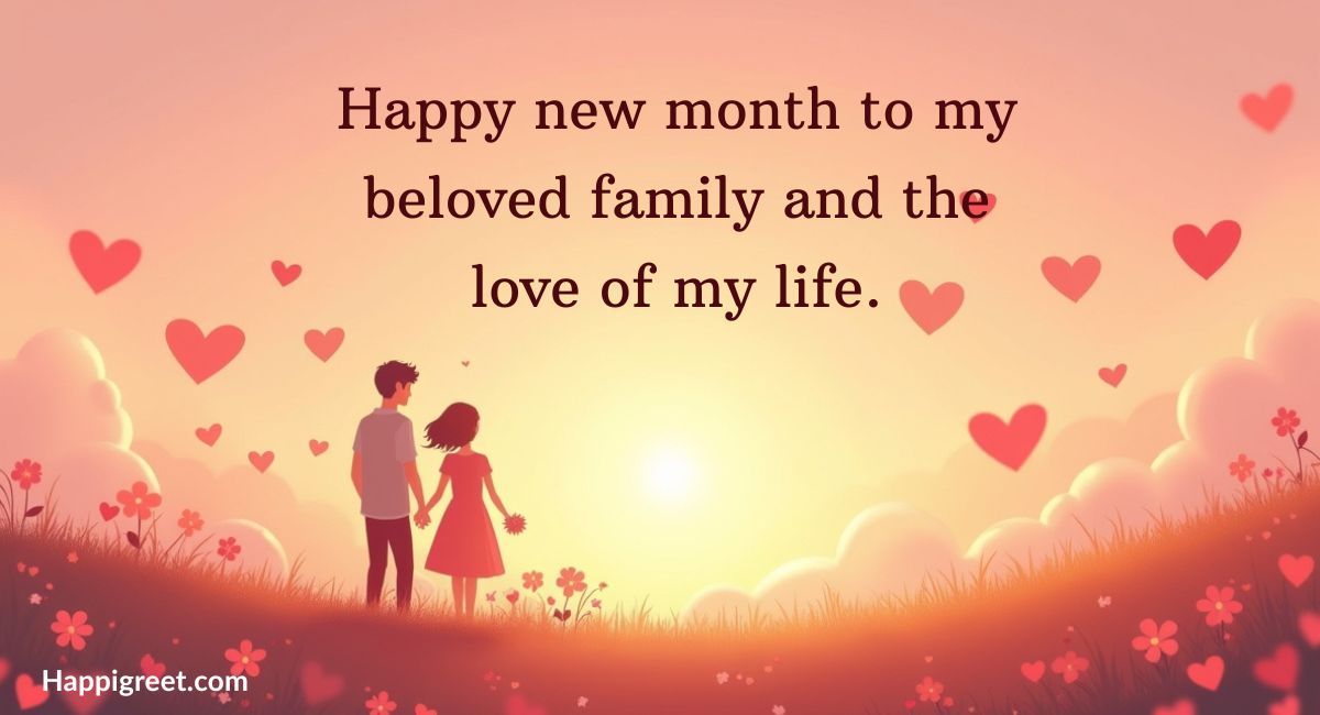 New Month Wishes To My Love And Family