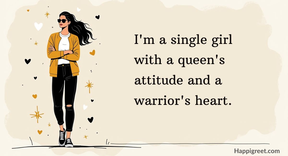 Single Girl Attitude Quotes